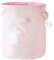 Znvmi Paniers à Linge Pliable Grand Bac de Rangement en Tissu Corbeille à Linge pour Organiser Chambre d'enfants, Jouets, Vêtement - Cygne/Rose