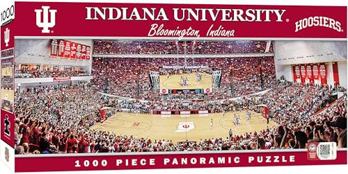 MasterPieces NCAA Indiana Hoosiers Basketball 1000 Teile Panorama Stadion Puzzle