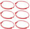 PandaHall 50pcs Korean Waxed Polyester Cord Bracelets Adjustable Friendship Cord Bracelets Handmade Braided Cord Protection Bracelets Lucky Bracelets for Women Girls, Red