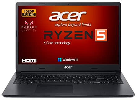 Acer Extensa 15 Notebook, Ryzen 5 3500u | Svga Vega 8, SSD 512 Gb, DISPLAY 15.6' Full HD, 8 Gb Ram, wi-fi, lan, 3 usb, webcam, Win 11 64 , Ready to Use
