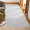payé Outdoor Teppich Wetterfest - 100x200cm - Grau Weiß - Vintage Raute - Teppiche für Terrasse Balkon Garten Indoor