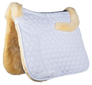HKM Lammfell Schabracken Weiß One Size