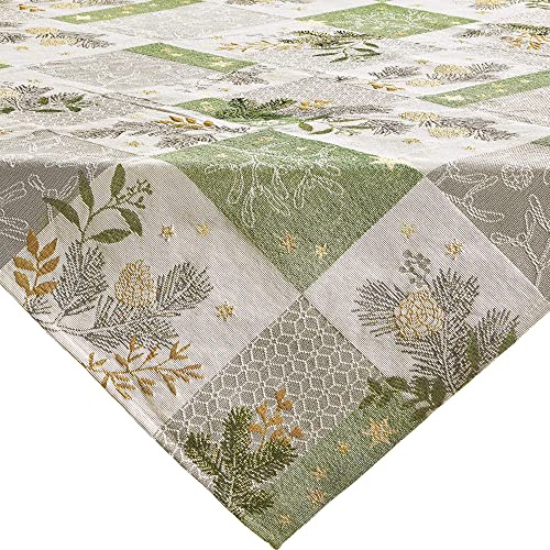 Sander MitteldeckeBelle Patch Gobelin jade Größe 96x96 cm