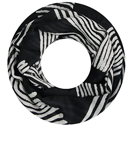 Majea Damen Loop Schal, schwarz Damen Artikel-Nr.442043