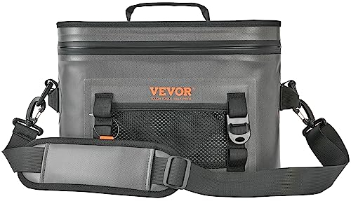 VEVOR Picknicktasche Kühltasche 16 Dosen, Thermotasche Warmhaltetasche Isoliertasche Cooler Bag Wasserdicht, Gefriertasche Tiefkühltasche Lunchtasche Camping, Wandern, Angeln, Bootfahren