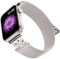 Faliogo Métal Bracelet Compatible avec Bracelets Apple Watch 40mm 41mm 38mm Femme, Bracelet en Magnétique avec Diamants pour Apple Watch SE/iWatch Series 9 8 7 6 5 4 3 2 1 Ultra, Lumiere stellaire