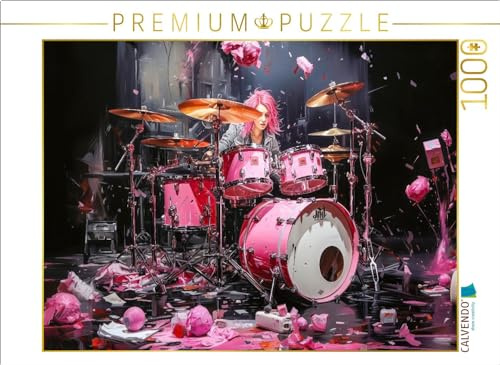 Puzzle · Das Schlagzeugsolo, Gipfel der Verzierung und Betonung | 1000 Teile · Lege-Größe 64 × 48 cm · CALVENDO Puzzle