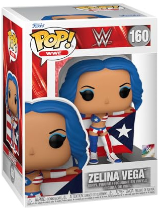 Funko Pop! WWE: Zelina Vega - (Queen & LWO) - Vinyl-Sammelfigur - Geschenkidee - Offizielle Handelswaren - Spielzeug Für Kinder und Erwachsene - Sports Fans - Modellfigur Für Sammler und Display