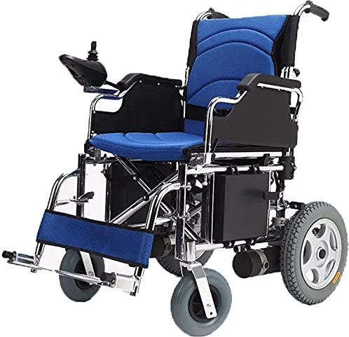 VejiA Elektrischer Rollstuhl, atmungsaktives Sitzkissen, zusammenklappbar, leicht, Rollstuhl, elektrisch, automatisch, für Reisen, tragbarer Allradwagen für ältere Me