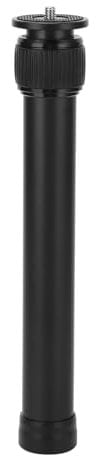 Tripod Extension Pole, 2 Sections Central Column Extender Tube for Photo Studio Monopod DSLR Camera, Aluminum Alloy Camera Monopod Extender