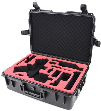 Liyirui Ronin RS 4 Carrying Case RS4 Hard Box for DJI RS4/RS 4 Pro Gimbal Stabilizer Protection Accessories,Shockproof, Waterproof,Black[Case Only]