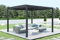 Cazeboo Pergola bioclimatique Santa 3x3m Aluminium Gris