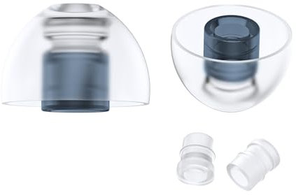 SpinFit Neo für IEM – XL – patentierte Silikon-Ohrstöpsel für Ersatz, sichere Passform und höchsten Komfort, reduziert allergische Reaktionen, EIN Set passt für Normale und dünne Düsen (1 Paar) (mit