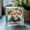 5 x 5 cm Fotoblock mit ihrem Bild aus original PLEXIGLAS - Transparenter Acrylblock, das Foto-Geschenk in brillanten Farben als hochwertige Geschenkidee mit 3D-Tiefeneffekt in verschiedenen Größen
