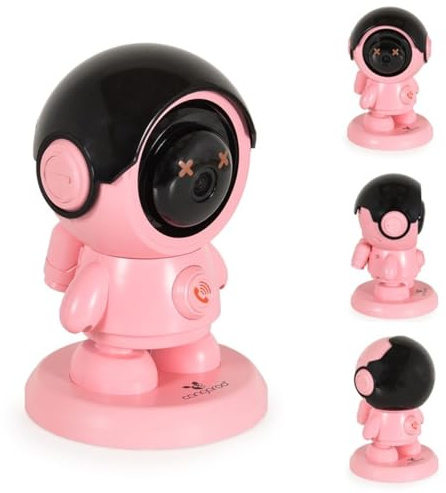 Cangaroo Babyphone West 360 Grad Drehung, Nachtsicht, SD-Kartenstecklatz, WLAN rosa