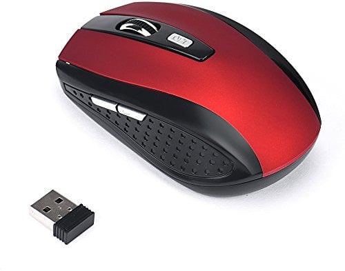 sunnymi Life Wireless Mouse with USB Receiver, 2.4G Gaming Mouse Cordless Mouse for Laptop, PC, Desktop, Work from Home Essentials, Portable Computer Mouse Wireless, Ergonomic Computer Mouse