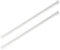 2 PCS Confezione Aste Per Tende Senza Forare, 30-50 cm, Bianco, Aste Per Tende Bistrot Con Ventose E Viti Per Montaggio Facile In Negozi, Armadi, Finestre E Cucine