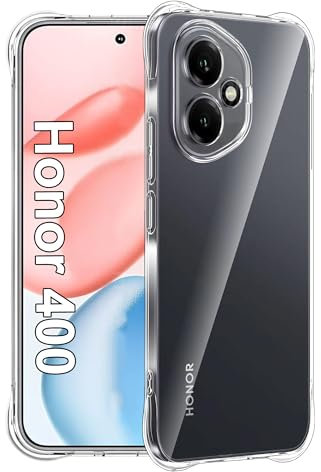 FDHYFGDY Funda para Honor 400, Funda Transparente a Prueba de Golpes de TPU para teléfono móvil, Funda de Silicona Suave y Delgada