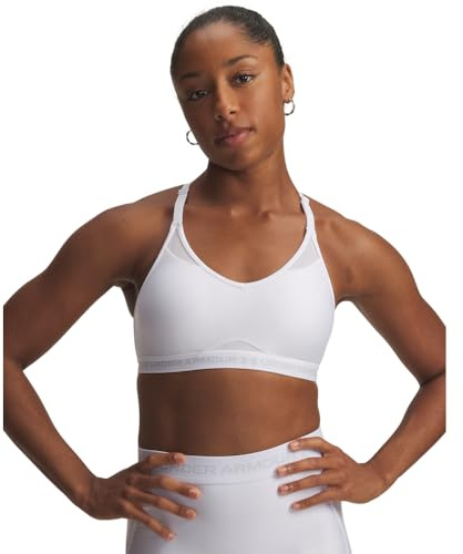 Under Armour Crossback Low Sport-BH Damen Weiß Damen