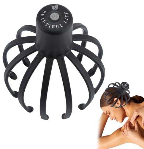 Head Massager Scalp, Head Massage Spider, Octopus Electric Head Massager for Stress, Massager Massage Spider Electric Head Scruncher for Relaxation