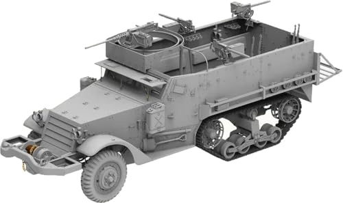 Tacom 1/16 USA M3/M3A1 Half Truck 2 in 1 Plastic Model TKOAHHQ-010 (Tank)