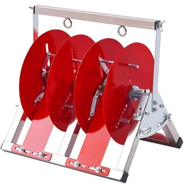 Dispensador de bobinas de Alta Resistencia, Soporte para Cables Ajustable, Adecuado para Aplicaciones eléctricas, industriales y comerciales, diseño de Doble rodamiento, diseño para múltiple