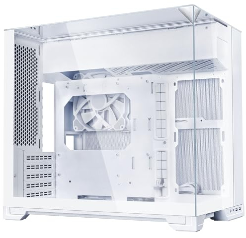 Lian Li O11 Vision-M mATX Showcase Dual-Chamber PC-Gehäuse, Weiß