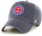 47 Brand CleanUp Chicago Cubs Cap MLB Basecap Baseballcap Baseballkappe Kappe Strapback Metallschnalle, grau, one size fits most