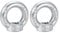 sourcingmap Lifting Eye Nut M14 Female Thread C15 Carbon Steel Round Shape for Rope Fitting Pack of 2