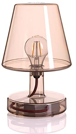 Fatboy® Transloetje Lampe | Braun | Tischlampe/Leselampe/Nachttischlampe | Kabellos | Wiederaufladbar mit Mini-USB