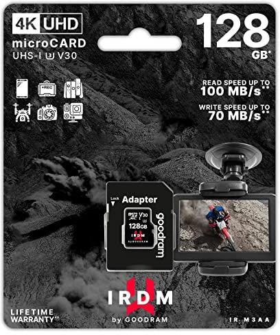 Goodram IRDM UHS-I U3 Micro SD 128GB c/adap