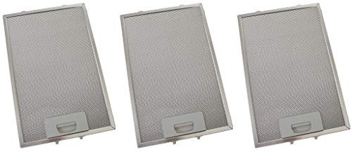 Ufixt 3 x Cooker Hood Metal Grease Filter 210mm x 320mm Fits Scholtes, Servis, Stoves, Thorn, Tricity, Tricity Bendix, Whirlpool and Zanussi