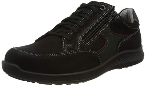 Jomos Herren Campus Sneaker, schwarz/Oxblood, 44 EU