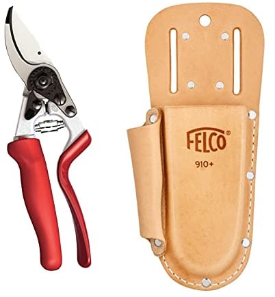 Felco Model 7 secateurs + Leather Plus Holster Bundle - Genuine Felco Products