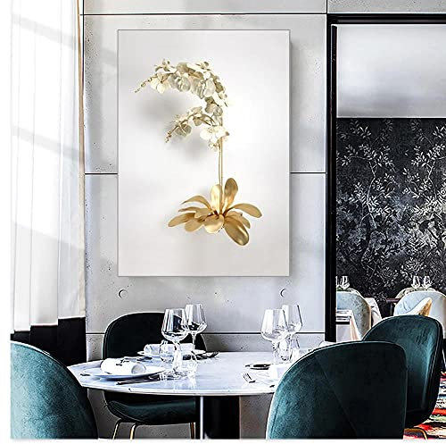 CloudShang Nordico Astratto Dorato Fiore Marmo Geometrico Poster Lusso Parete Arte Stampe Quadro Moderni Soggiorno Stanza Decorazioni Cuadros I10105