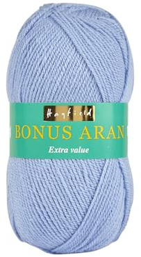 Sirdar Hayfield Bonus Aran Yarn, Cornflower (610), 100g