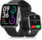 Smartwatch Herren Damen,Smartwatch mit Telefonfunktion,1,7 Touchscreen Schrittzähler Uhr mit Alexa,60+ Sportmodus,Pulsmesser Schlafmonitor SpO2,Whatsapp Erinnerung,IP68 Wasserdicht Fitness Tracker