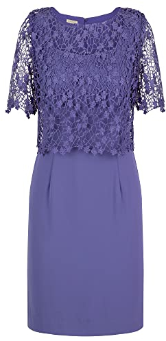 ApartFashion Damen 2in1 Spitzenkleid Kleid, Royalblau, 44 EU