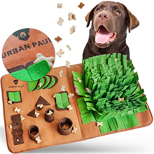 URBAN PAUL® Schnüffelteppich für Hunde - NEU - extra groß und vielseitig - extrem widerstandsfähiges Intelligenzspielzeug - Für Hunde jeder Größe