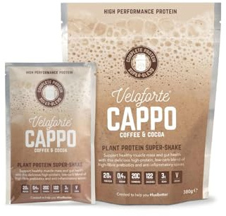 Cappo - Recovery Shake - Natural Super-Blend of Complete Protein & Prebiotics - Coffee & Cocoa (15)