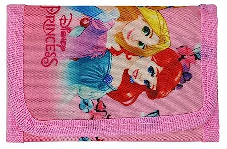 Theonoi Kinder Geldbörse Geldbeutel Portemonnaie Brieftasche für Jungen und Mädchen (Princess)