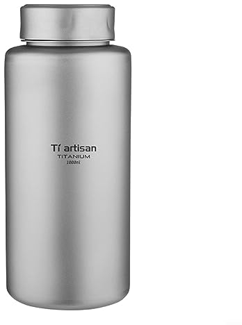 YUANGANG Outdoor Wasserflasche 1L - Auslaufsichere Flasche für Camping, Tee, Kaffee - Langlebiger, leichter Trinkbecher