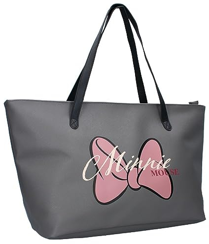 Vadobag Große Damen Shopping Bag Tasche | Kunstleder | Disney Minnie Mouse
