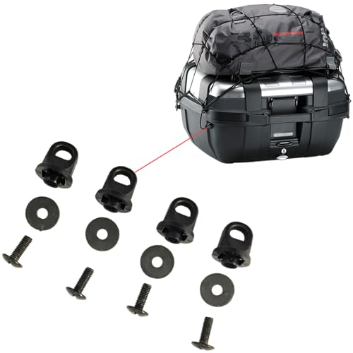 Givi E125 Set mit 4 Ringen für Anker, elastisches Netz T10N auf Trekker