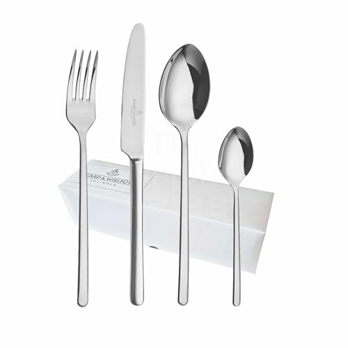 24 teilige Besteckgarnitur aus der Serie Ventura 6108 von Picard & Wielpütz umweltschonend im weißen Faltkarton