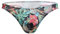 Maiclaice Homme élasthanne Tanga Mini Taille Basse Stretch Microfibre Thong Bikini Classic Slip sous-vêtement Noir Grand