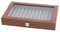 Mekeelie 12 Grid Walnut Pen Storage Holder Pen Case Wear-Display Student Gift Anti Dust-Rectangle Fountain Box Pen-Collection