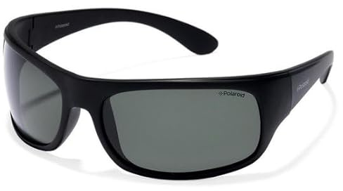 Polaroid Unzerbrechliche Unisex Polarisierte Flex Sonnenbrille Schwarz Sportsonnenbrille Flexibel Biegbare Brille, blacks, Einheitsgröße