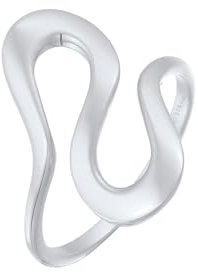 Elli Ring Welle Modisch 925 Silber