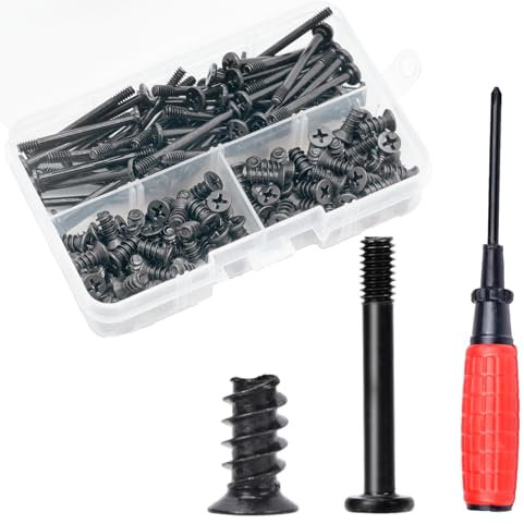 Nivithi 150 PCS Computer Screws PC Fan Screws Kit,PC Case Fan Screws Computer Screws Assortment Kit 35mm und 10mm,Case Fan Mount Screws Long Short Screws Kit